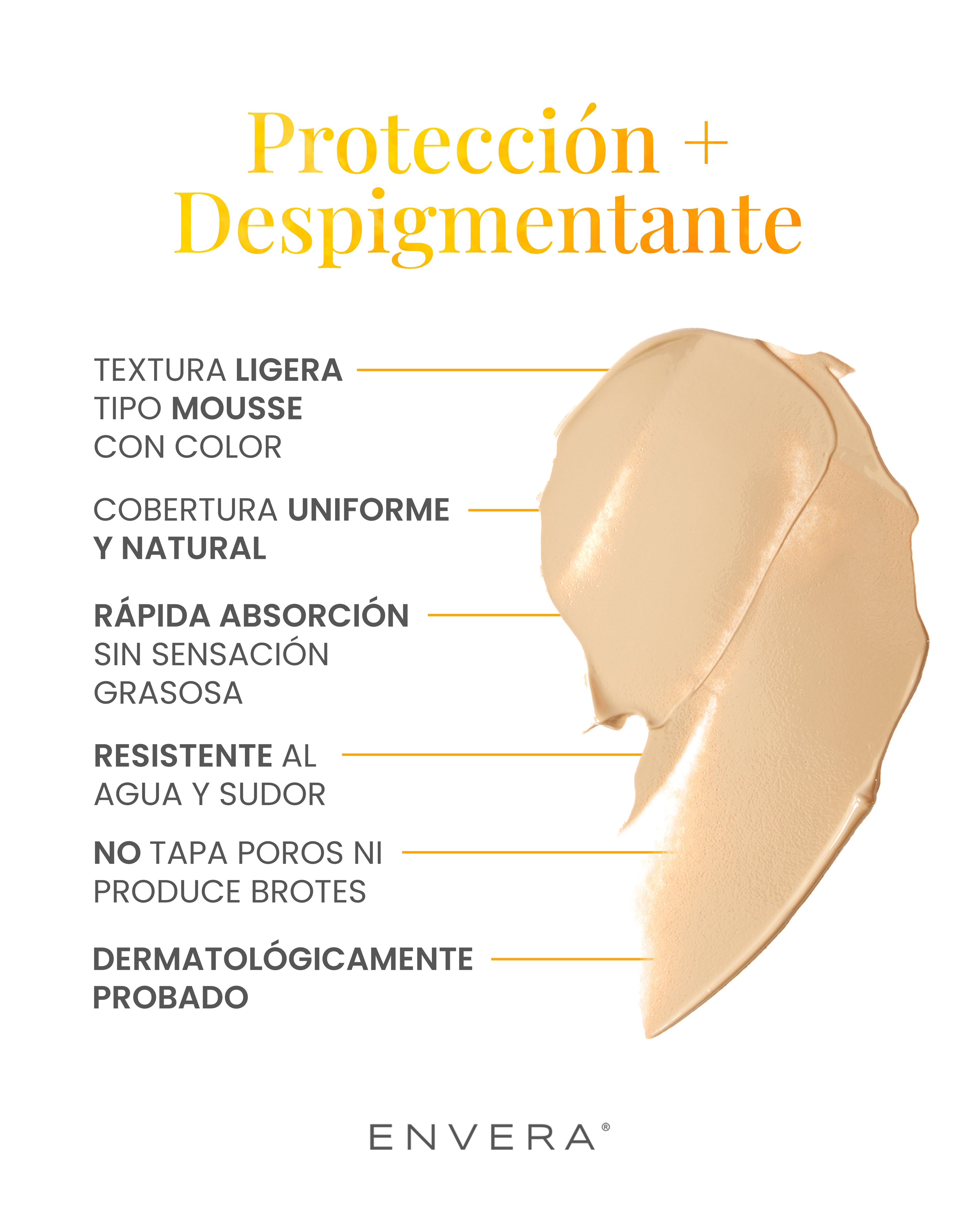 Protector Solar despigmentante FPS 50+ UVA/UBV