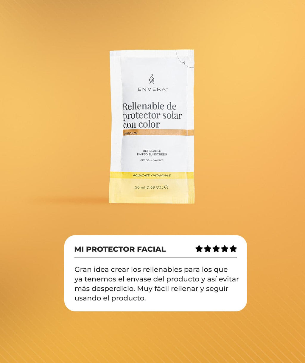 Rellenable de Protector Solar FPS 50+ UVA/UVB