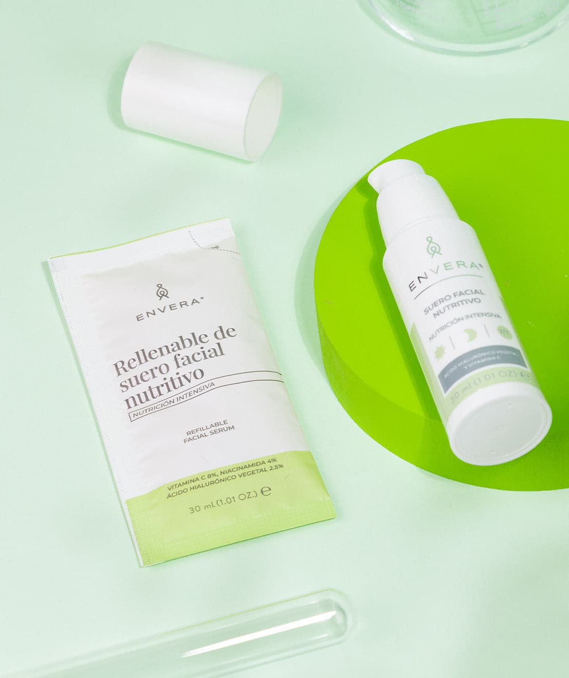 Suero Facial Nutritivo - Arrugas, hidratación y manchas
