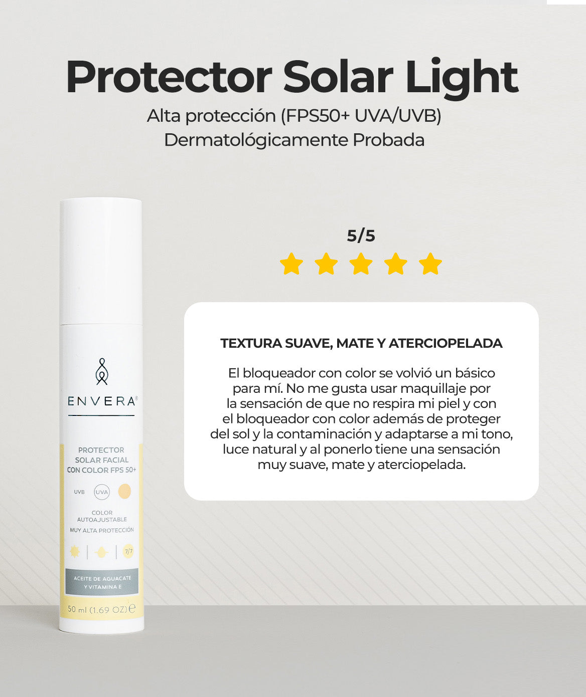 Protector Solar en barra con color (Peachy) FPS 50+ UVA/UVB, PA++++ (B