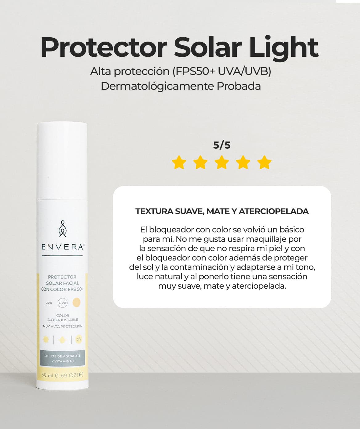Protector Solar para Pieles Sensibles FPS 50+ UVA/UVB