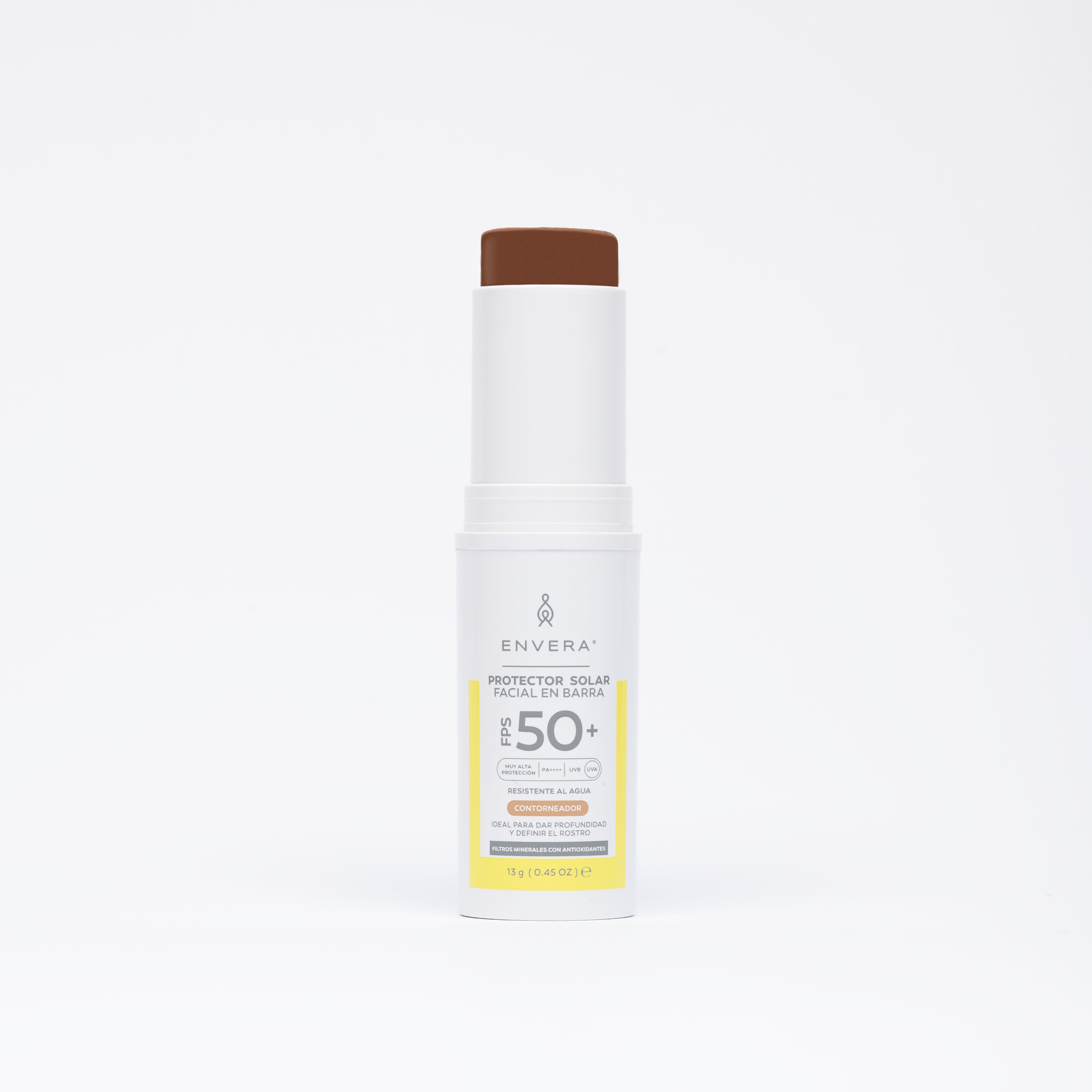 Protector Solar en barra con color (Peachy, Iluminador y Contorneador) FPS 50+ UVA/UVB, PA++++