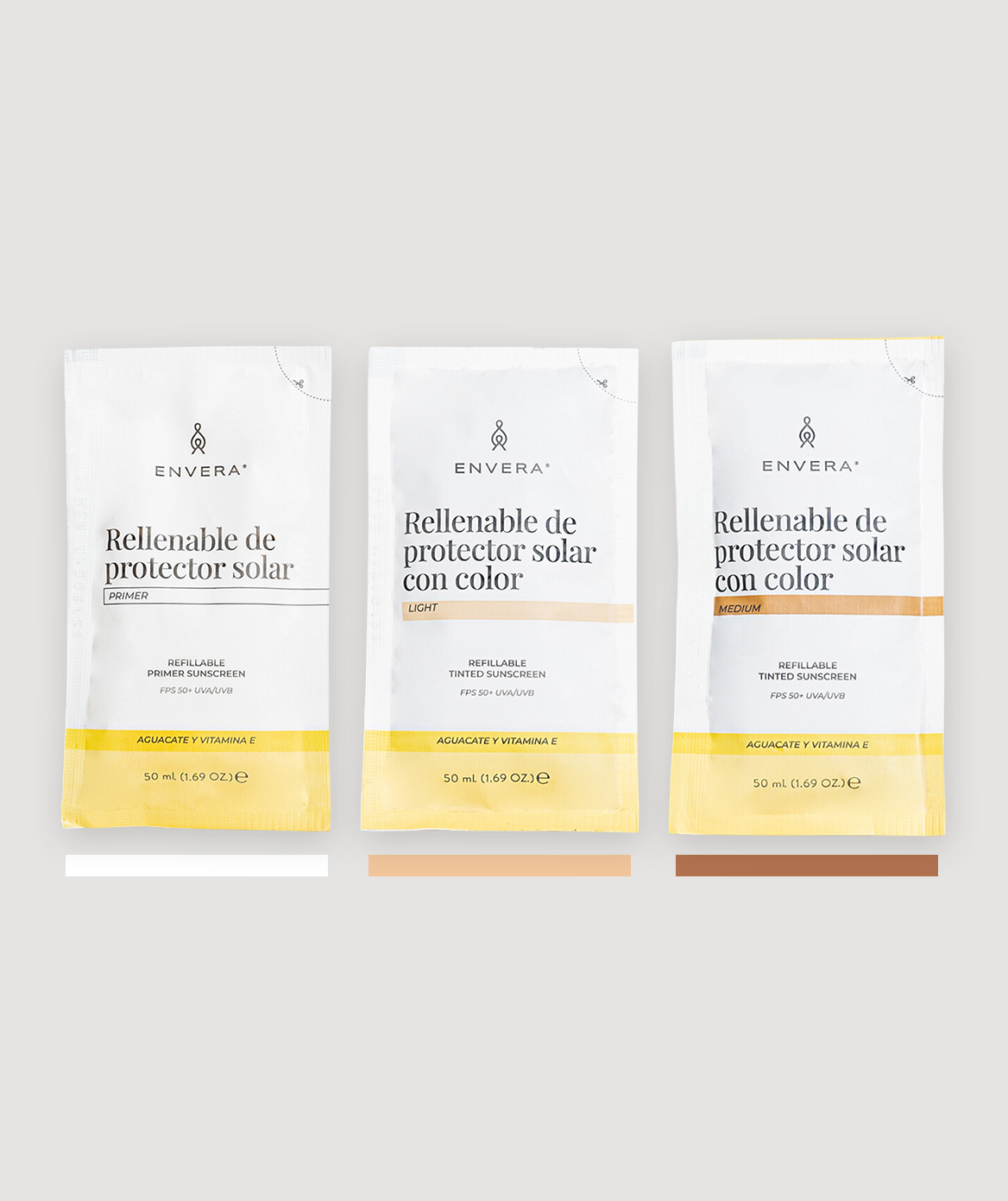 Rellenable de Protector Solar FPS 50+ UVA/UVB