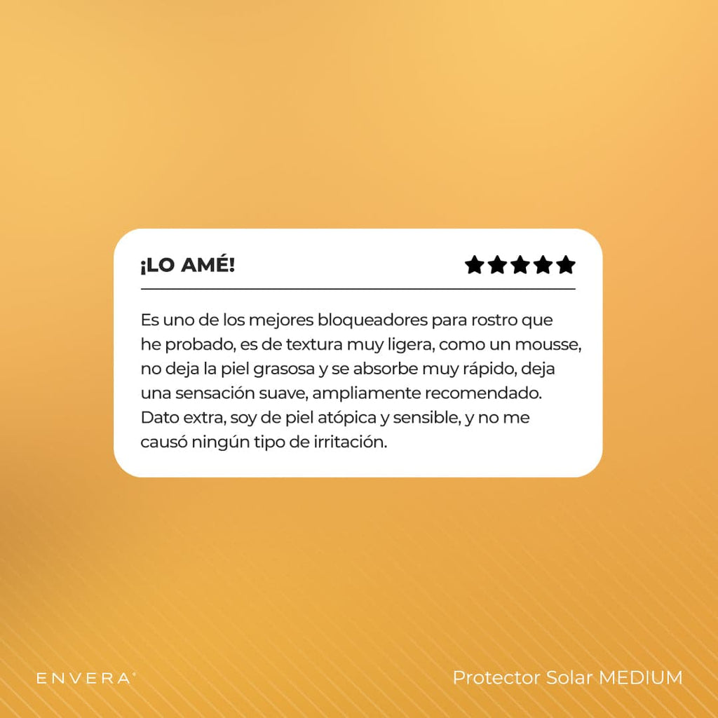 Rellenable de Protector Solar con color MEDIUM